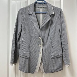 Vintage 90’s Marithe Francois Girbaud Striped Blazer